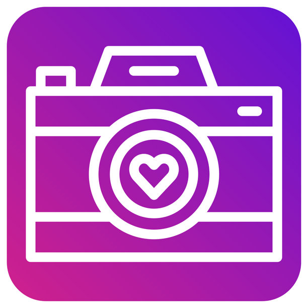 照相机矢量图标设计插画图片下载