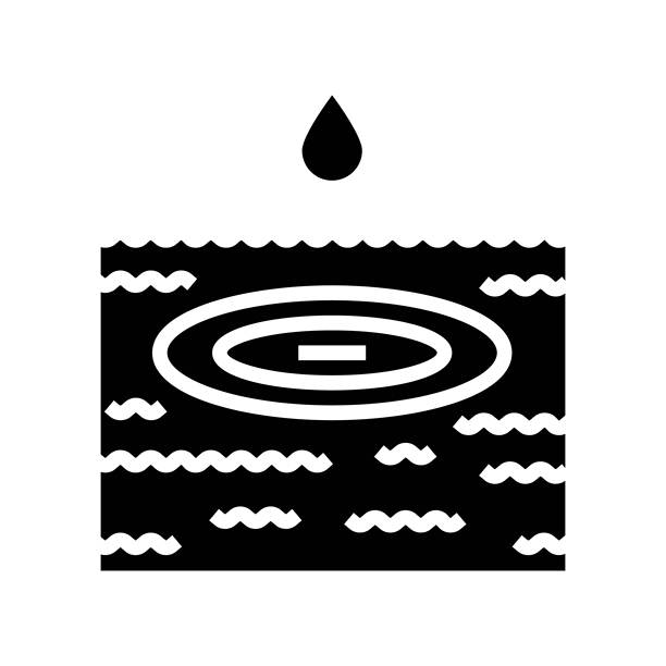 水滴油滴图标矢量插画图片下载