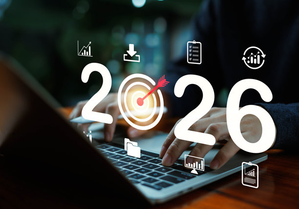 您看到的图片展示了 2026 年的商业目标和规划概念，重点在于定义战略方向和为未来做准备。图片下载