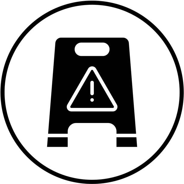 矢量设计湿滑地面图标风格图片下载