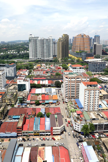 吉隆坡城市景观高角度照片图片下载