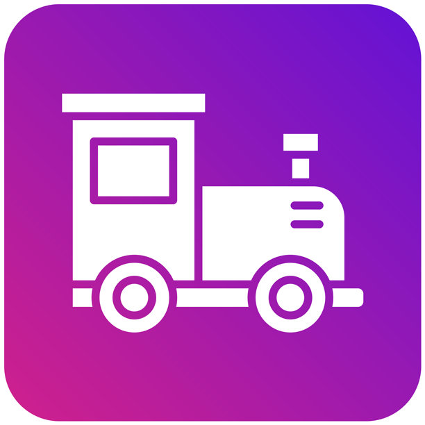 火车头矢量图标设计插画图片下载