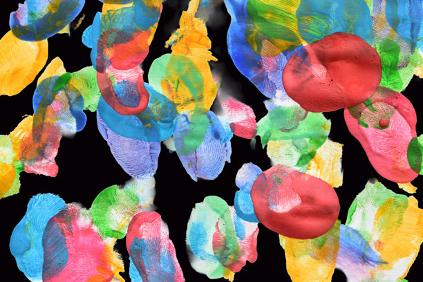 这张图片是一幅抽象的数字绘画。图片下载