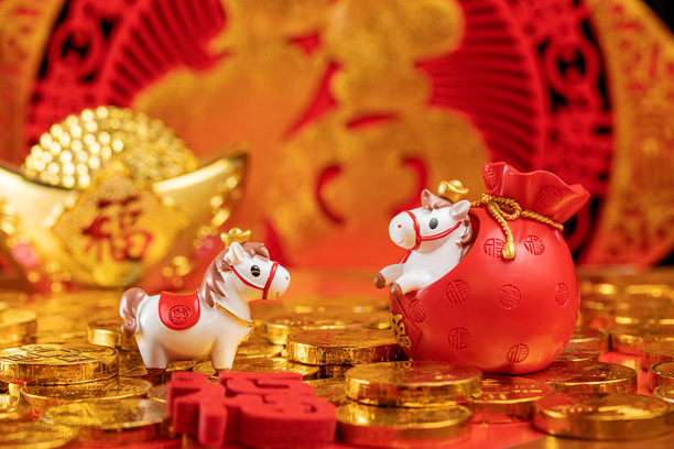 马年新年素材图片下载