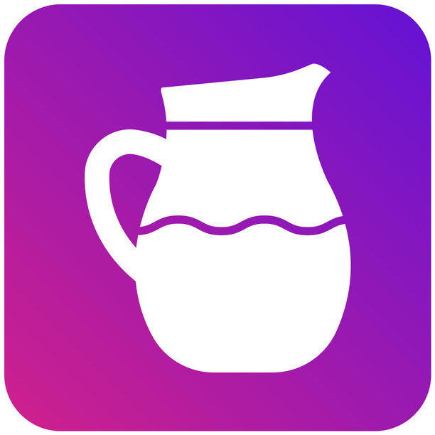 水壶矢量图标设计插画图片下载