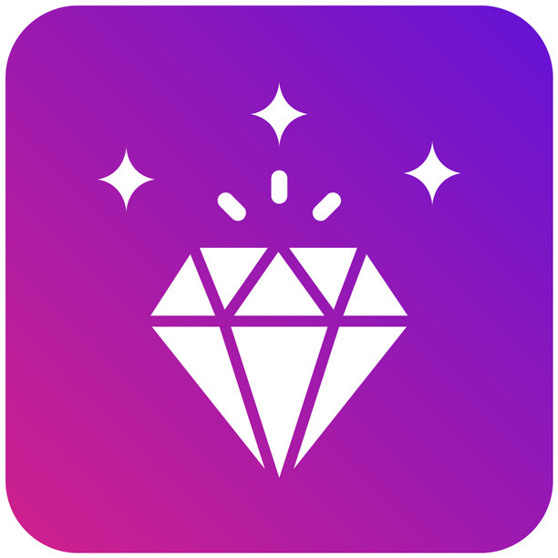 钻石矢量图标设计插画图片下载