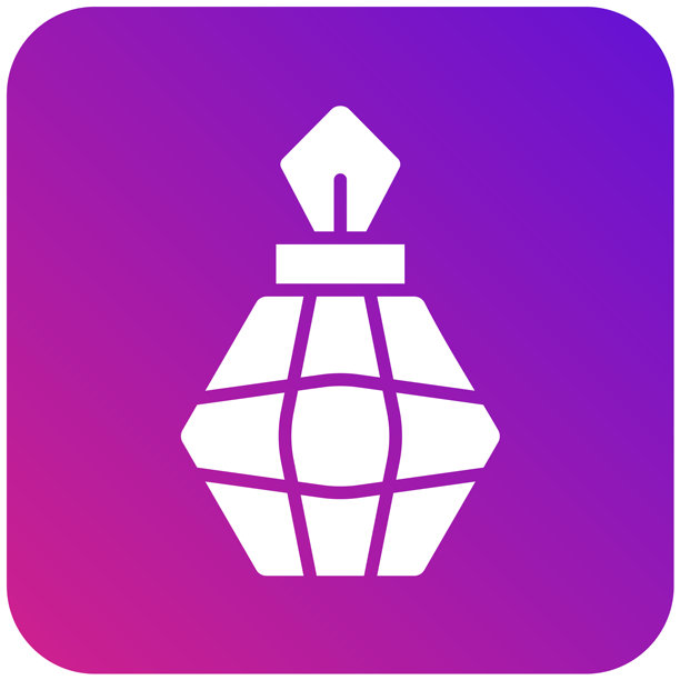 香水矢量图标设计插画图片下载