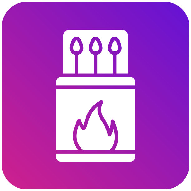 火柴盒矢量图标设计插画图片下载