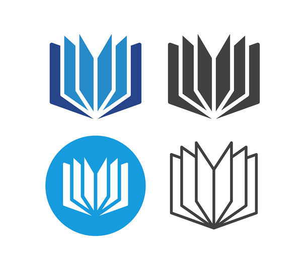 一本打开的书 - 插画图标图片下载