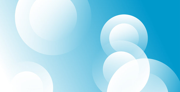 抽象的蓝色气泡圆形渐变插画图案装饰素材背景图片下载
