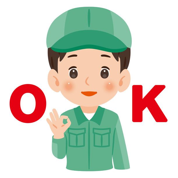 穿着工装帽子的男人，上半身插画，单手竖起大拇指图片下载