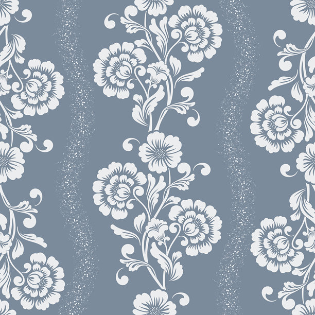 可爱的花卉水彩无缝图案。矢量花卉插画背景。乡村复古风格的水彩印花，适用于纺织品或壁纸。图片下载