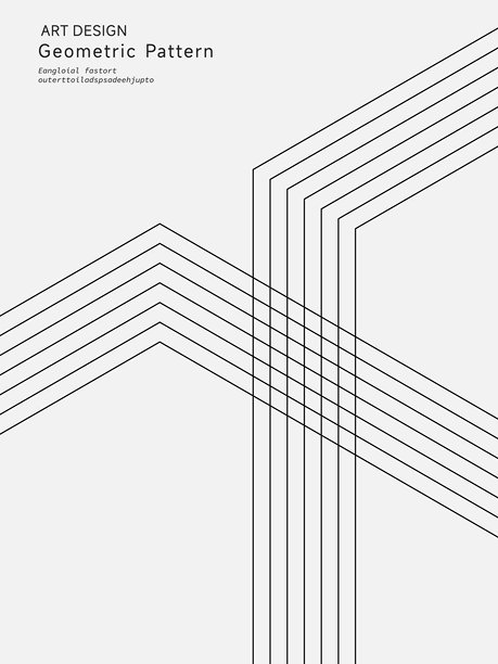 抽象黑白几何线条结构素材背景图片下载