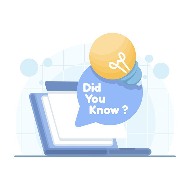 电脑的扁平矢量插画，带有对话气泡和象征想法、知识共享及数字通信的黄色灯泡。图片下载