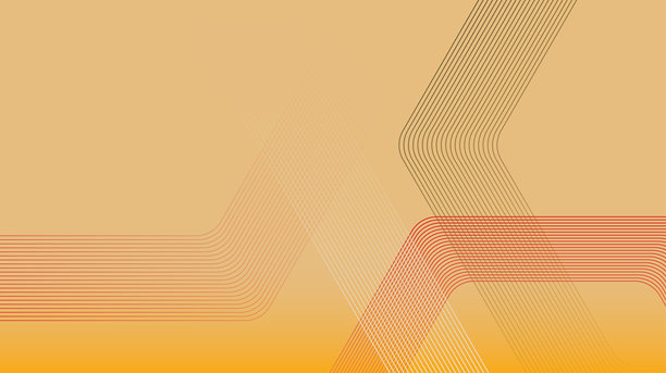 抽象的黄色几何条纹线条图案渐变背景素材图片下载