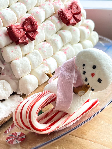 棉花糖雪人圣诞节图片图片下载