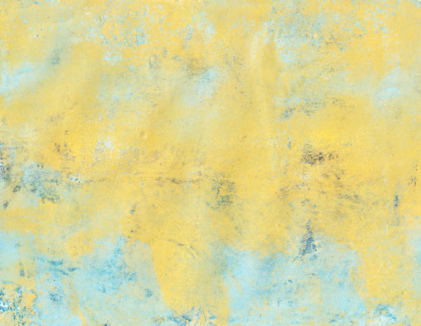 黄蓝手绘丙烯颜料颓廢背景图片下载
