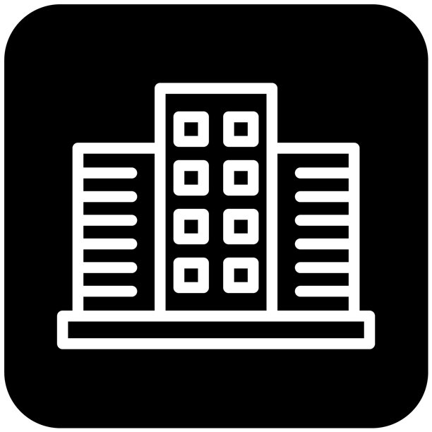 建筑矢量图标设计插画图片下载