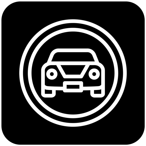 汽车交通矢量图标设计插画图片下载