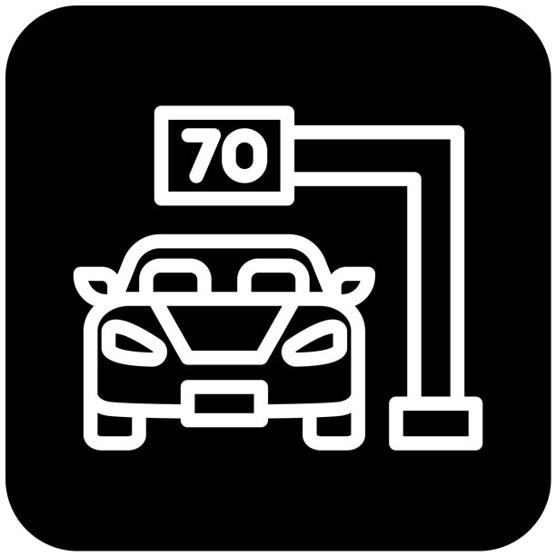 测速摄像头矢量图标设计插画图片下载