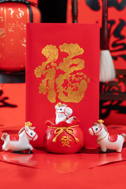 马年新年素材图片下载