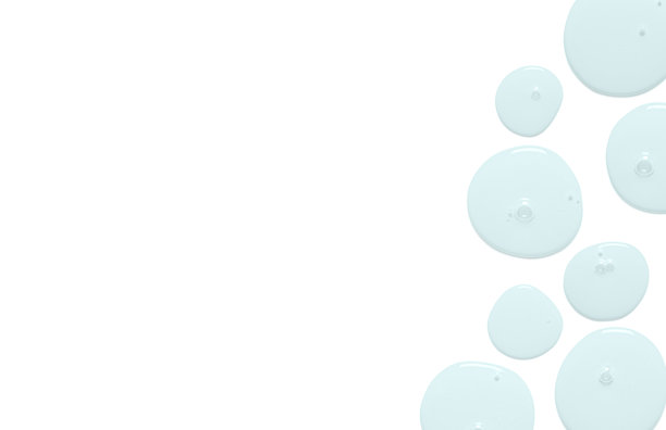 护肤化妆品。沐浴露、精华液或保湿霜。白色背景下孤立。图片下载