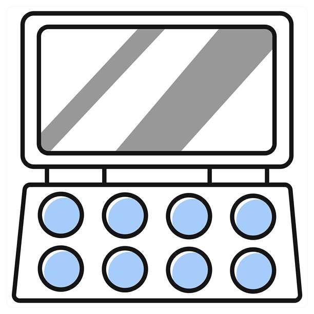 眼影盘图标概念图片下载