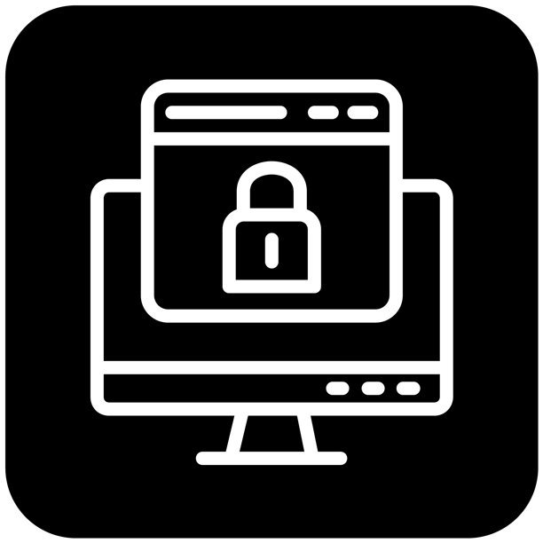 网页安全矢量图标设计插画图片下载