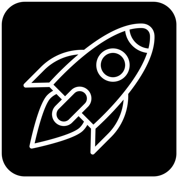 火箭矢量图标设计插画图片下载