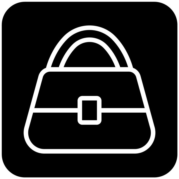 手提包矢量图标设计插画图片下载