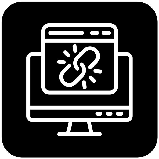 网页链接矢量图标设计插画图片下载