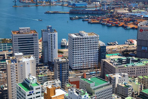 釜山城市照片，韩国图片下载