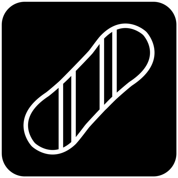 单板滑雪矢量图标设计插画图片下载