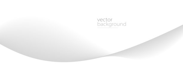 浅灰色渐变中的曲线形状流矢量抽象背景图片下载