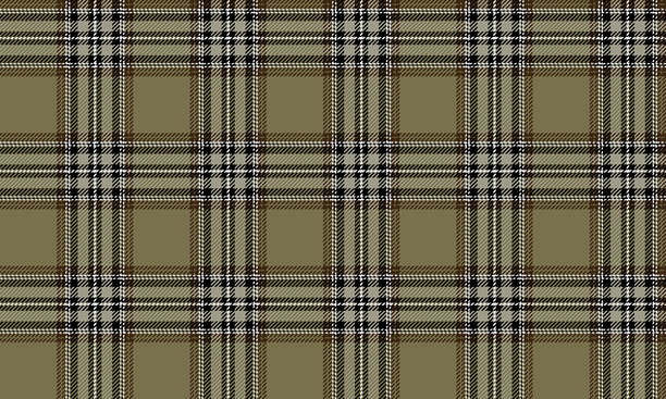 浅绿色、灰色、黑色和白色格纹布料，非常适合时装设计、裙子、裤子和连衣裙，营造出精致而独特的造型。图片下载