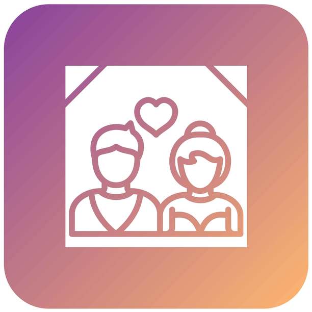 矢量设计 婚礼照片 图标风格图片下载