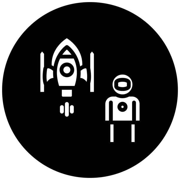 矢量设计 美国国家航空航天局风格图标图片下载