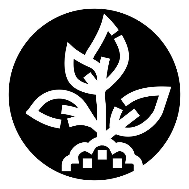 土壤中的植物幼苗萌芽图标图片下载