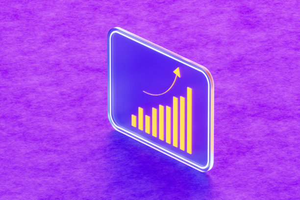 数字屏幕上的未来感透明金融图表，金融科技和全球股市数据分析概念，用于投资和财富管理图片下载