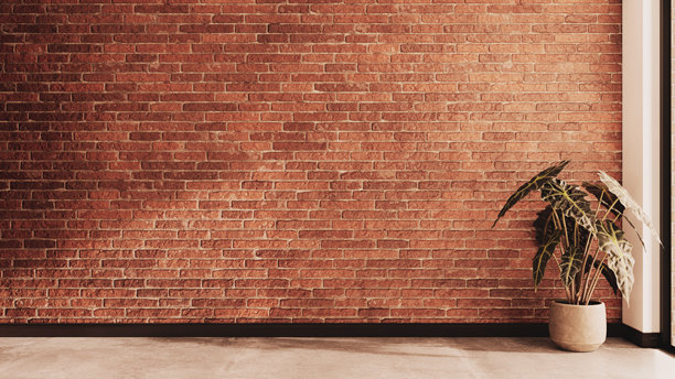 宽敞奢华的现代明亮室内客厅样板图插画，3D渲染图图片下载