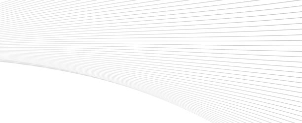 浅灰色连续曲线动态透视抽象矢量插画图片下载