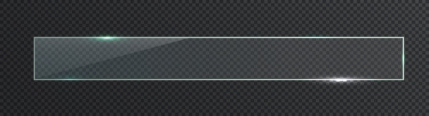 光泽透明表面。玻璃水平面板，数字屏幕边框。塑料浅色闪亮板图片下载