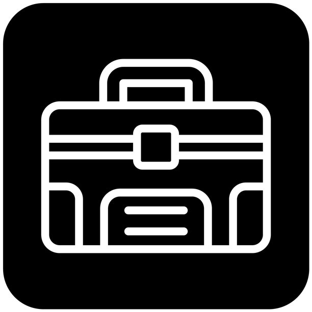 行李箱矢量图标设计插画图片下载