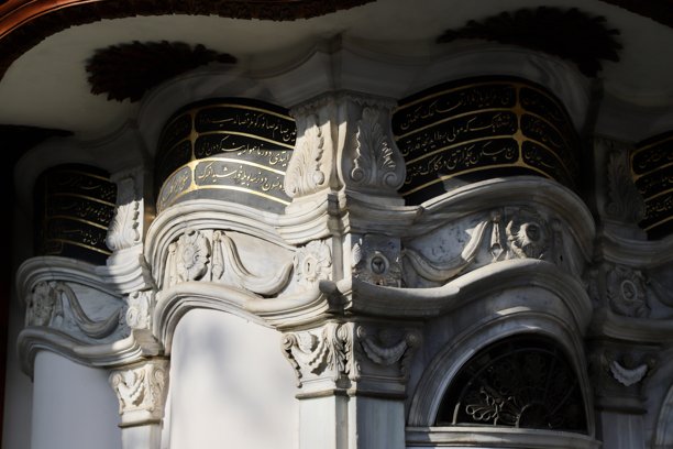 奥斯曼建筑 努斯雷提耶清真寺 建筑细节照片，奥斯曼清真寺图片下载