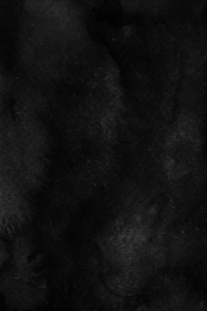黑色水彩纹理，纸上手绘水墨，艺术项目的氛围感暗色背景，忧郁的炭灰色美学图片下载