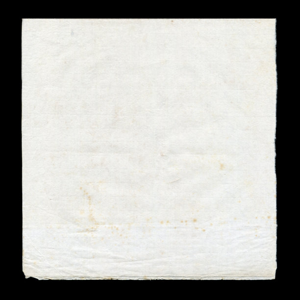 中国风艺术纸纹理，孤立在黑色背景上图片下载