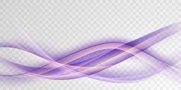 抽象的紫色波浪背景，带有奢华元素。矢量插画。图片下载