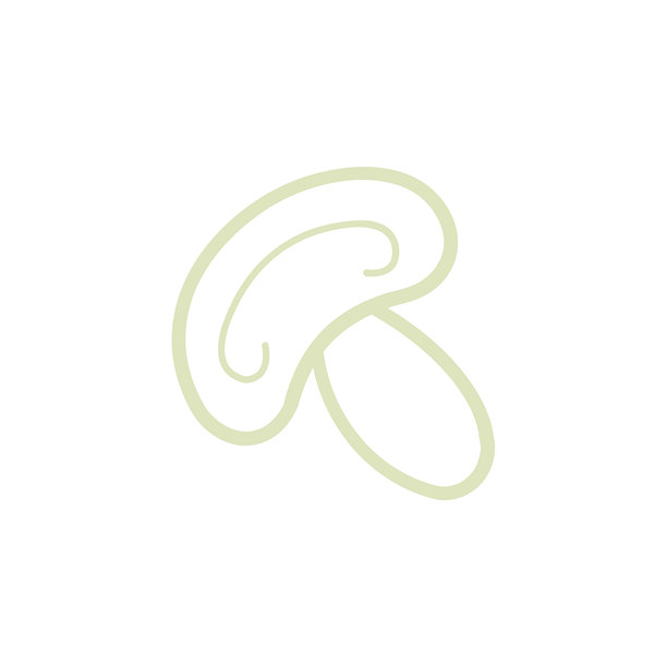 手绘线条风格的可爱蘑菇图标。非常适合食品包装、标签、贴纸和健康设计项目。简约的真菌插画。图片下载