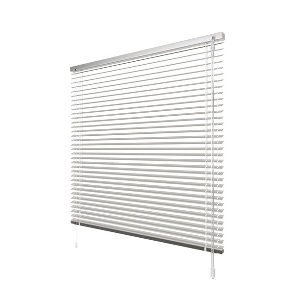 水平铝百叶窗 – 孤立，3D插画图片下载