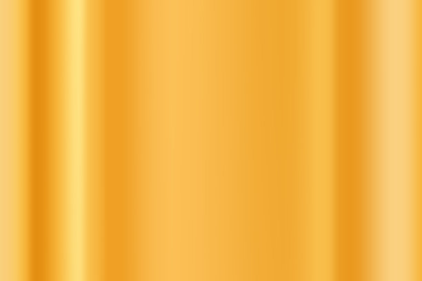 金色金属背景，模糊的奢华纹理。金黄色闪亮金属纹理，带有平滑抽象渐变背景，适用于横幅、网站、卡片、演示文稿、海报。矢量插画图片下载
